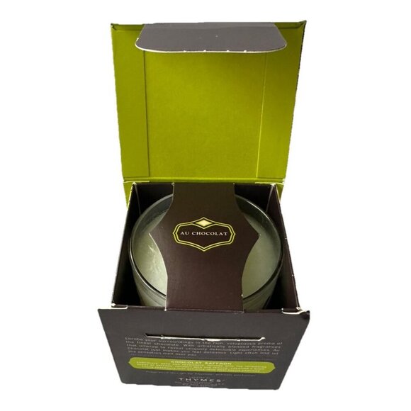 THYMES Au Chocolat Chocolate Aromatic Candle 6.5 Oz Chocolat Saffron - Picture 4 of 7